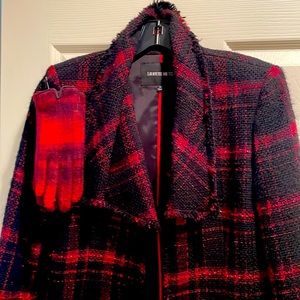 Lafayette, 148 wool and leather coat